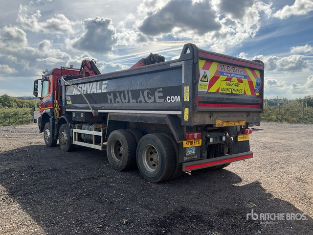 2018 Mercedes-Benz Arocs 8x4 Dump Truck with Crane - Tipper: picture 4 2018 Mercedes-Benz Arocs 8x4 Dump Truck with Crane - Tipper: picture 4
