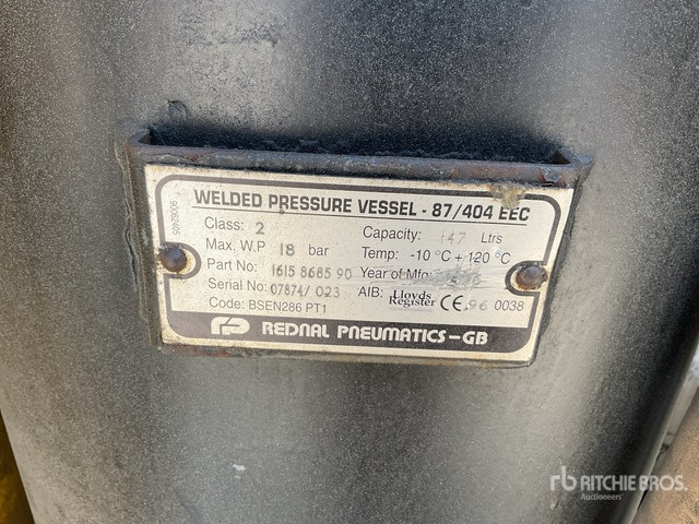 1996 Atlas Copco Mobile (Inoperable) Air Compressor - Air compressor: picture 4 1996 Atlas Copco Mobile (Inoperable) Air Compressor - Air compressor: picture 4