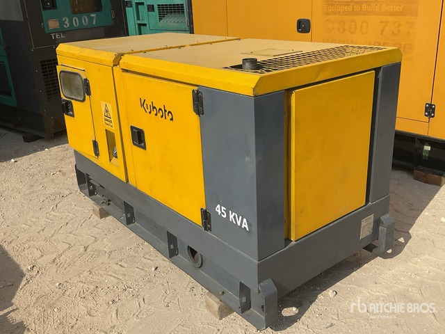 2014 Atlas Copco QAS45 45 kVA Skid-Mounted Generator Set - Generator set: picture 1 2014 Atlas Copco QAS45 45 kVA Skid-Mounted Generator Set - Generator set: picture 1