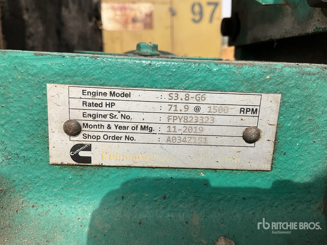 2014 Cummins ECP 32-2L4 60 kVA Skid-Mounted (Inoperable) Generator Set - Generator set: picture 4 2014 Cummins ECP 32-2L4 60 kVA Skid-Mounted (Inoperable) Generator Set - Generator set: picture 4