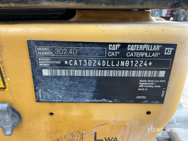 2019 Cat 302.4D - Mini excavator: picture 1 2019 Cat 302.4D - Mini excavator: picture 1