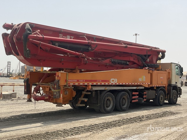 2020 Mercedes-Benz Actros 4143 2020 Sany SYM5449THBE 56 m on 8 ... Concrete Pump Truck - Concrete pump truck: picture 4 2020 Mercedes-Benz Actros 4143 2020 Sany SYM5449THBE 56 m on 8 ... Concrete Pump Truck - Concrete pump truck: picture 4