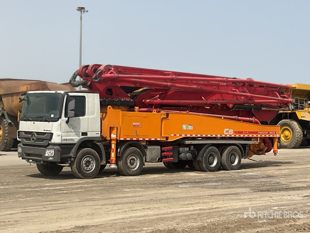 2020 Mercedes-Benz Actros 4143 2020 Sany SYM5449THBE 56 m on 8 ... Concrete Pump Truck - Concrete pump truck: picture 2 2020 Mercedes-Benz Actros 4143 2020 Sany SYM5449THBE 56 m on 8 ... Concrete Pump Truck - Concrete pump truck: picture 2