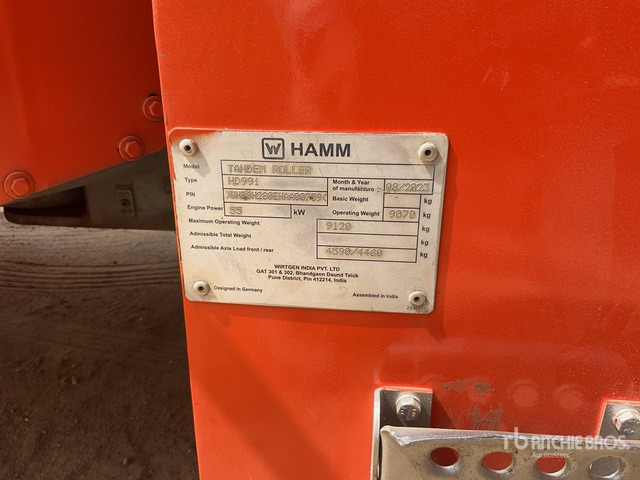 2023 Hamm HD99i - Road roller: picture 3 2023 Hamm HD99i - Road roller: picture 3