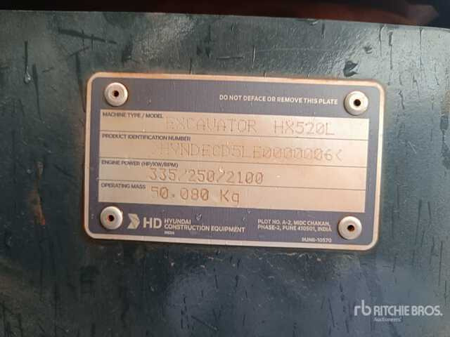 2025 Hyundai HX520L - Crawler excavator: picture 1 2025 Hyundai HX520L - Crawler excavator: picture 1