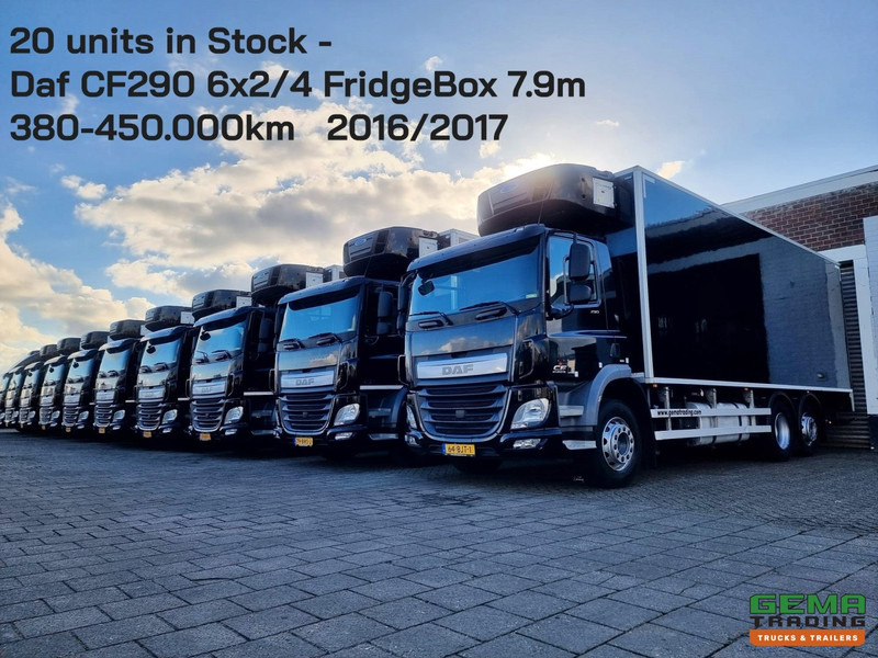 DAF CF 280 FAN 6x2/4 DagCab Euro6 - Koel-VriesBak 7.9m + Carrier Supra 1150MT + Laadklep 2000kg - 10/2025APK - Refrigerator truck: picture 1 DAF CF 280 FAN 6x2/4 DagCab Euro6 - Koel-VriesBak 7.9m + Carrier Supra 1150MT + Laadklep 2000kg - 10/2025APK - Refrigerator truck: picture 1