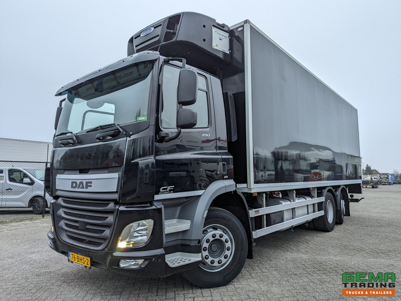 DAF FAN CF280 6x2/4 DayCab Euro6 - Koel-VriesBak 7.9m + Carrier Supra 1150MT + Laadklep 2000kg - 10/2025APK - Refrigerator truck: picture 1 DAF FAN CF280 6x2/4 DayCab Euro6 - Koel-VriesBak 7.9m + Carrier Supra 1150MT + Laadklep 2000kg - 10/2025APK - Refrigerator truck: picture 1