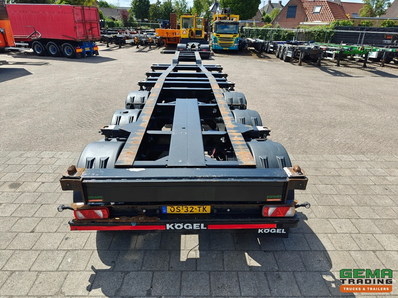 Container transporter/ Swap body semi-trailer Kögel PORT 40 SIMPLEX 20 3-Assen SAF - Schijfremmen - 2x20FT/30FT/40FT - Achterschuiver: picture 7