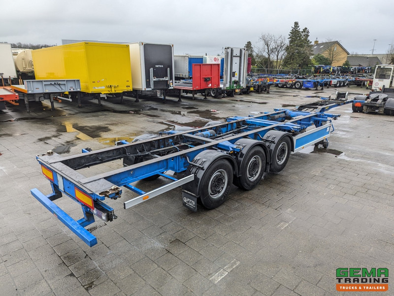 Pacton TXC339 3-Assen SAF - Schijfremmen - Lift-As - Vast - Reservewiel - 2x 20 30 40 45FT - Container transporter/ Swap body semi-trailer: picture 1 Pacton TXC339 3-Assen SAF - Schijfremmen - Lift-As - Vast - Reservewiel - 2x 20 30 40 45FT - Container transporter/ Swap body semi-trailer: picture 1