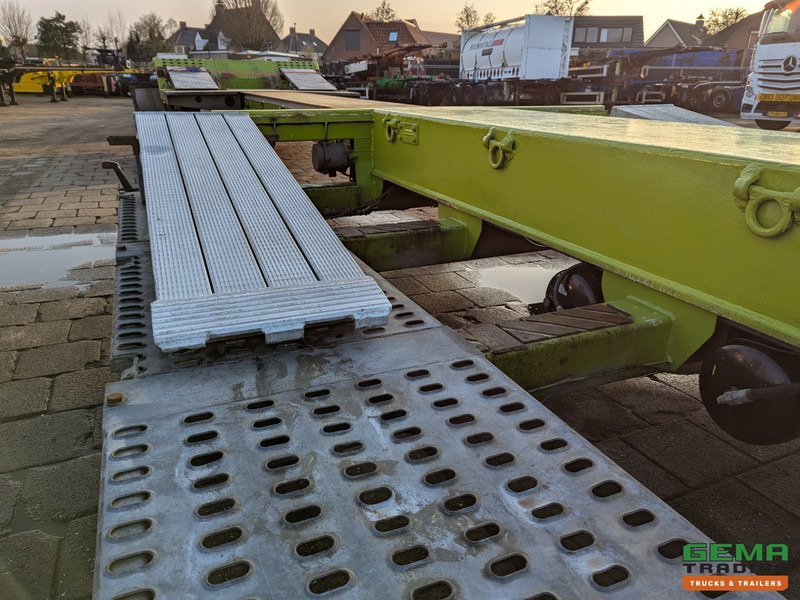 Low loader semi-trailer RECKER SAHN TIEFLADER SPEZIAL Dieplader - 3-StuurAssen - Afstandbediening - Uitschuifbaar - HydraulischVerbreedbaar - Wielkuipen -ZZ kenteken: picture 12