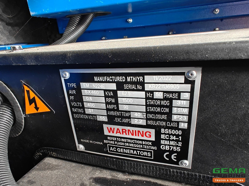 Generator set Volz VG-R69 Diesel Aggregaat 50KW / 62.5 KVA - 50Hz - 400V - Nieuw / Ongebruikt: picture 12