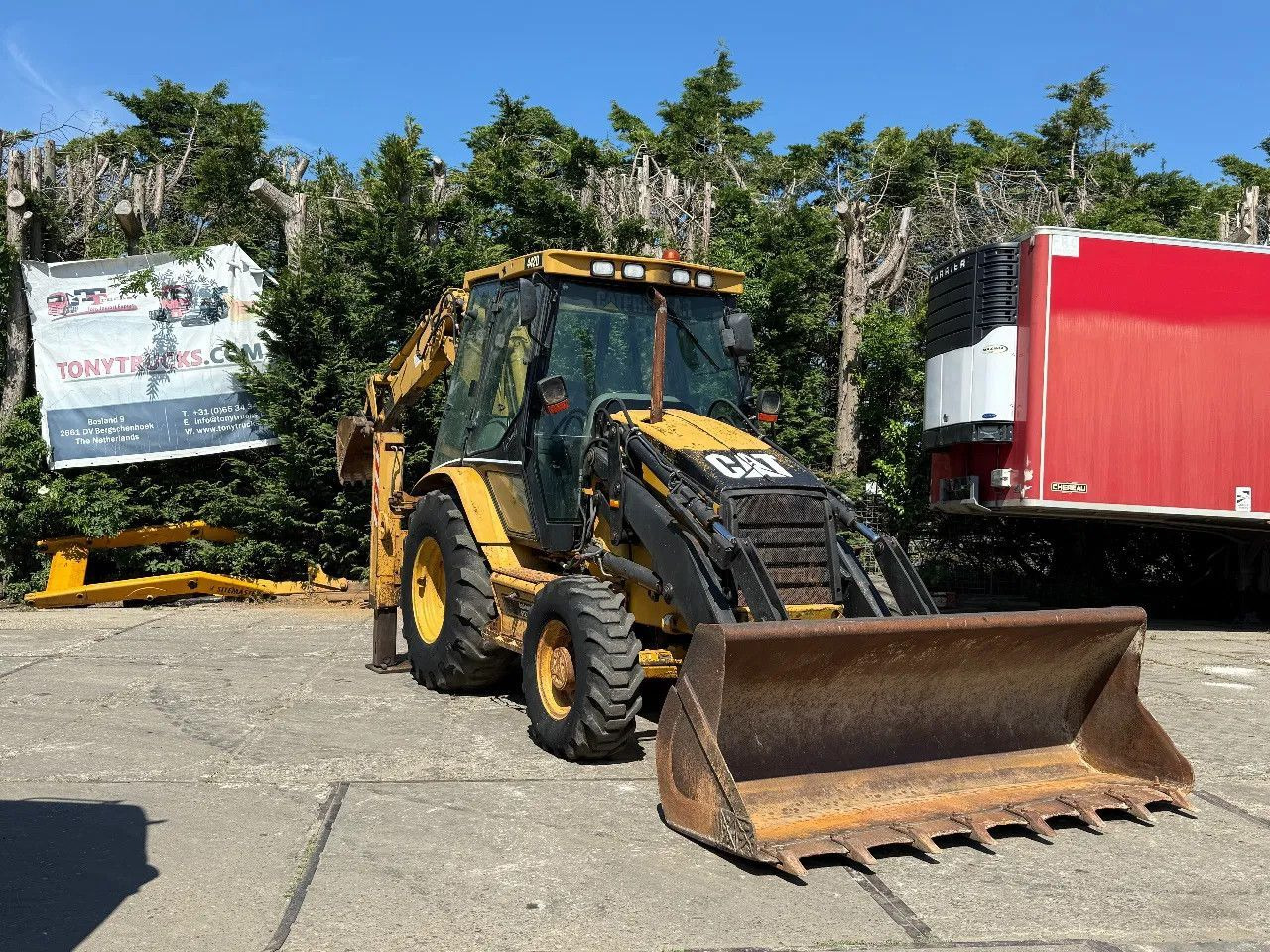Backhoe loader CAT 442D 4X4 Backhoe Loader Telescopic Arm: picture 1