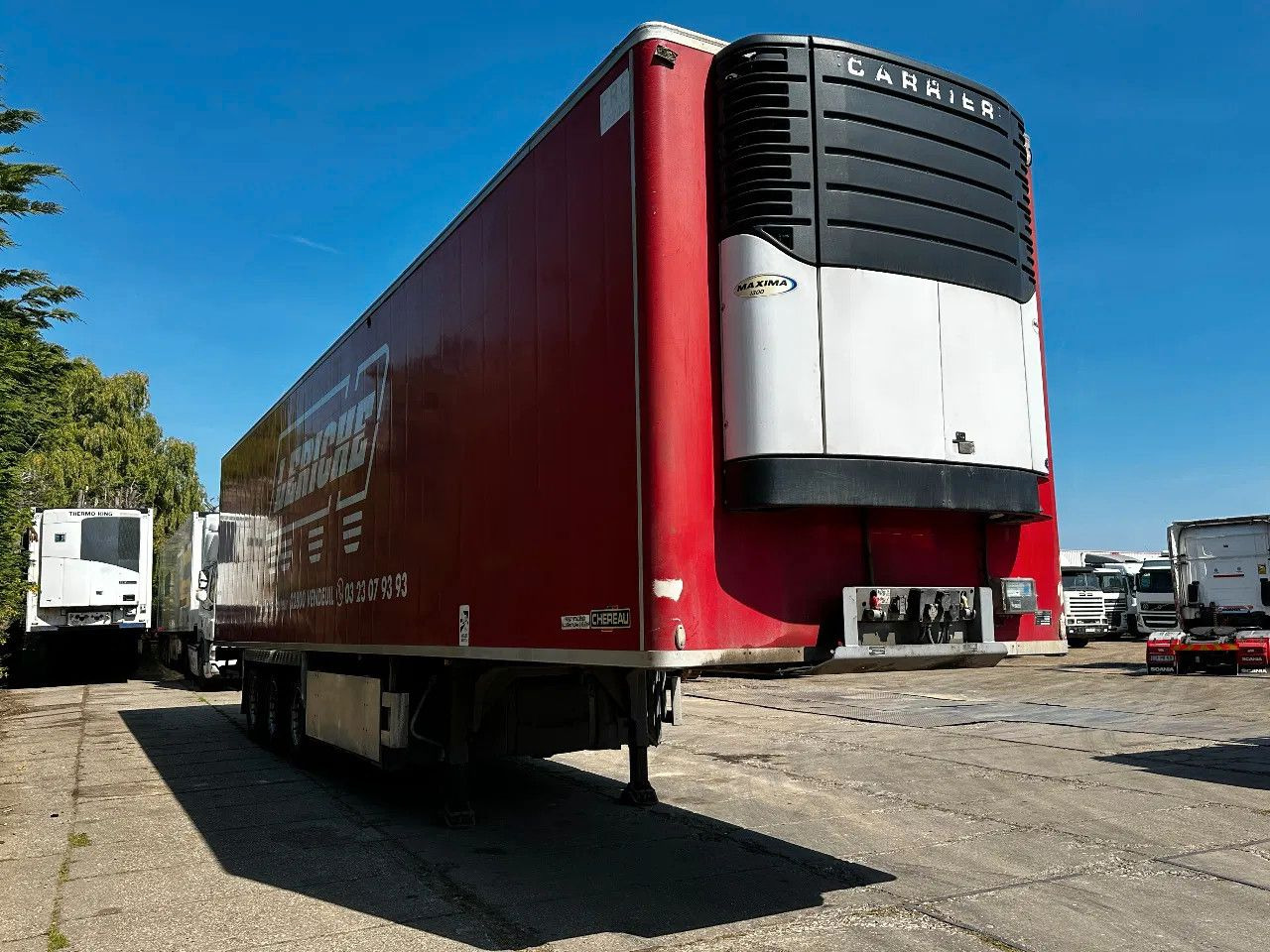 Chereau Frigo Carier Maxima 1300 3 axle 7CM Side H2.70 - Refrigerator semi-trailer: picture 2 Chereau Frigo Carier Maxima 1300 3 axle 7CM Side H2.70 - Refrigerator semi-trailer: picture 2