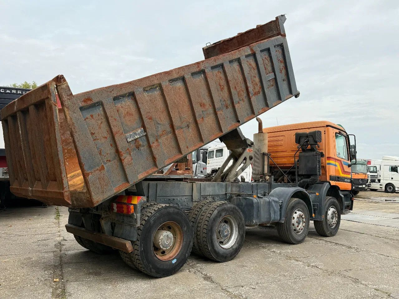 Tipper Mercedes-Benz Actros 4140 V6 8X4 Tipper Spring/Spring Manual G: picture 7