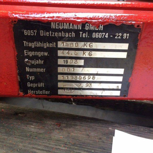 Neumann Battery lifting beam - Attachment: picture 2 Neumann Battery lifting beam - Attachment: picture 2