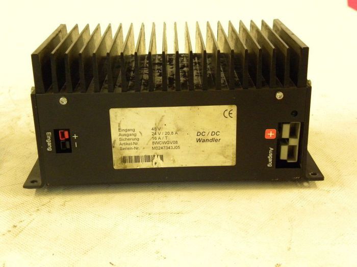 Converter DC-DC 48/24 V, 20.8 A for Mitsubishi - Electrical system for Material handling equipment: picture 2 Converter DC-DC 48/24 V, 20.8 A for Mitsubishi - Electrical system for Material handling equipment: picture 2