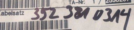 Harness for Linde H35-45, Series 352 - Cables/ Wire harness for Material handling equipment: picture 3 Harness for Linde H35-45, Series 352 - Cables/ Wire harness for Material handling equipment: picture 3
