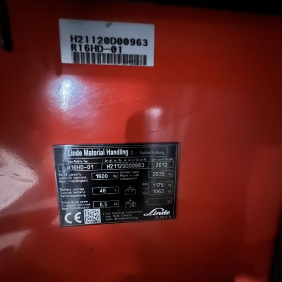 Linde R16HD (1120) - Reach truck: picture 2 Linde R16HD (1120) - Reach truck: picture 2