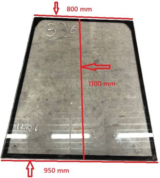 Windscreen for Linde - Window and parts for Material handling equipment: picture 1 Windscreen for Linde - Window and parts for Material handling equipment: picture 1