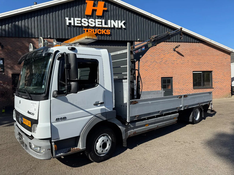 Mercedes-Benz Atego 818 Machinery transporter + Hiab Crane 288.360KM NL Truck - Autotransporter truck, Crane truck: picture 1 Mercedes-Benz Atego 818 Machinery transporter + Hiab Crane 288.360KM NL Truck - Autotransporter truck, Crane truck: picture 1