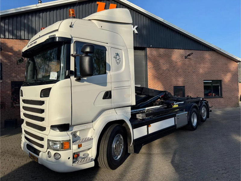 Scania R450 6X2 25T HIAB Haakarm Hooklift Remote, NL Truck! - Hook lift truck: picture 1 Scania R450 6X2 25T HIAB Haakarm Hooklift Remote, NL Truck! - Hook lift truck: picture 1