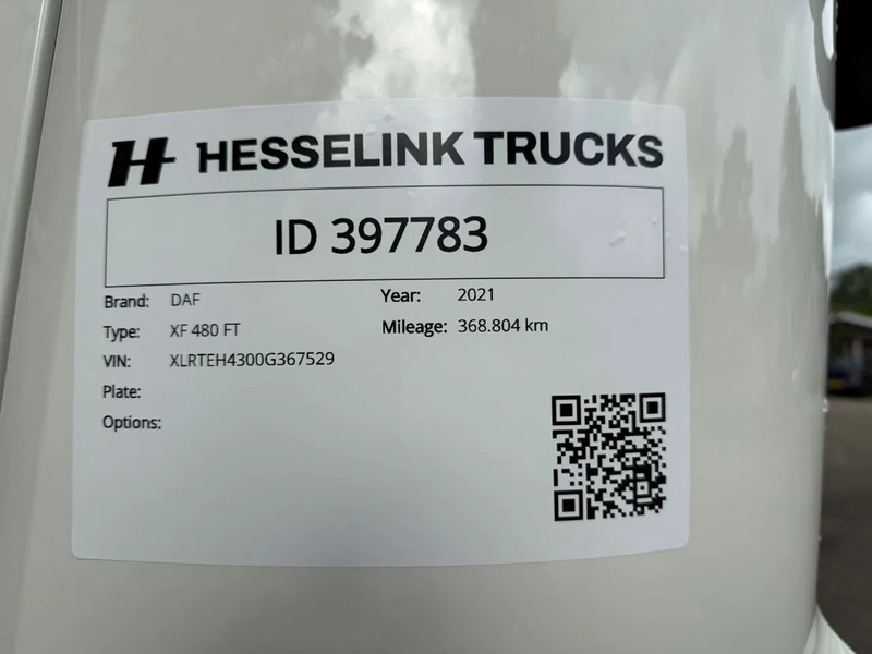 Tractor unit DAF XF 480 SSC Super Space 2x tank LED 368.805KM ACC: picture 18
