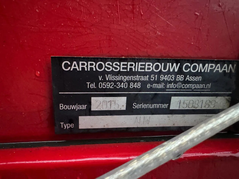 Curtainsider trailer WEBTRAILER 2AS 810CM Jumbo/Volume Schuifzeilen Galvanized/Gegalvaniseerd 62m3: picture 10