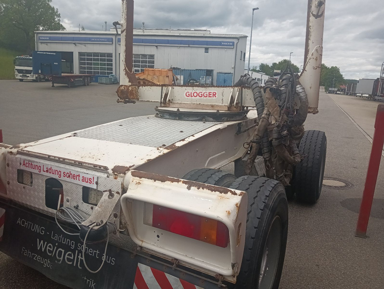 Logging trailer Doll GLOGGER SHE28-20 LangholzNachläufer EPSILON Kran: picture 19