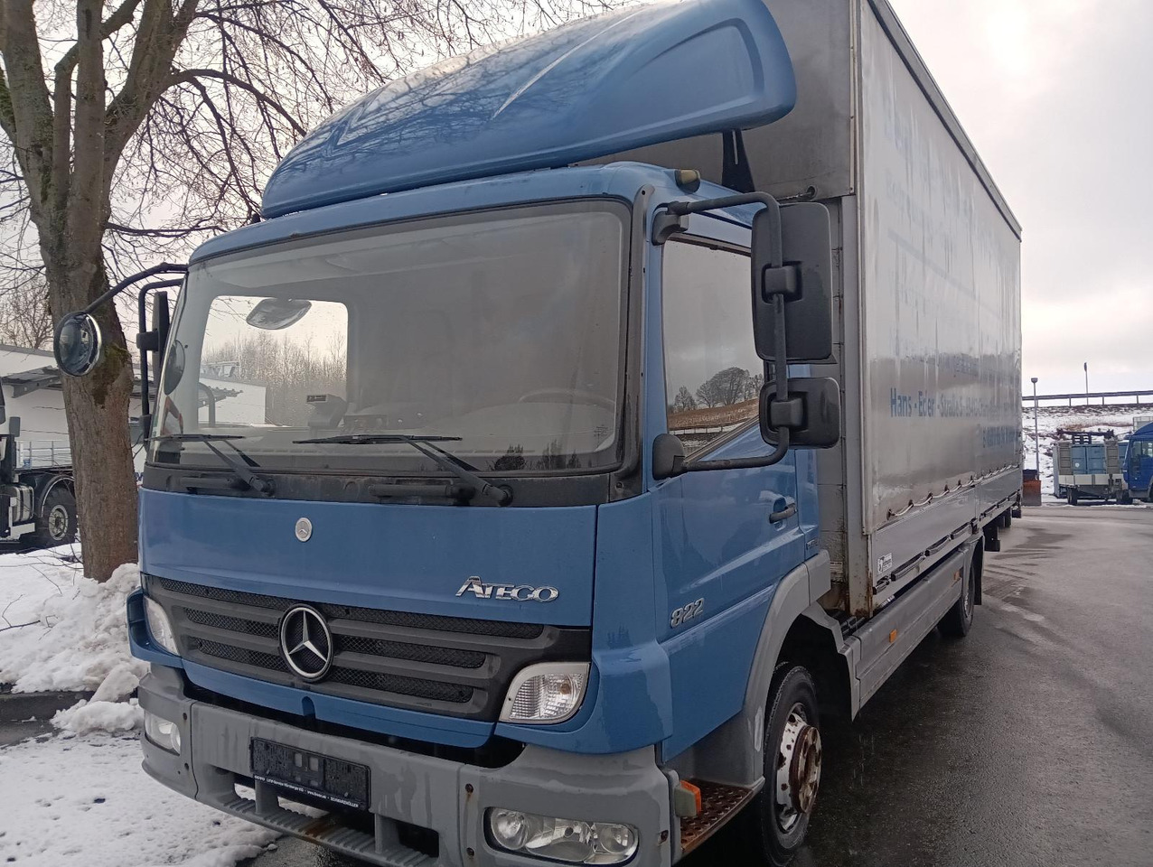 Mercedes-Benz Atego2 822 4x2L Klima, Luftgef.,AHK,Spoiler,LBW - Curtainsider truck: picture 1 Mercedes-Benz Atego2 822 4x2L Klima, Luftgef.,AHK,Spoiler,LBW - Curtainsider truck: picture 1
