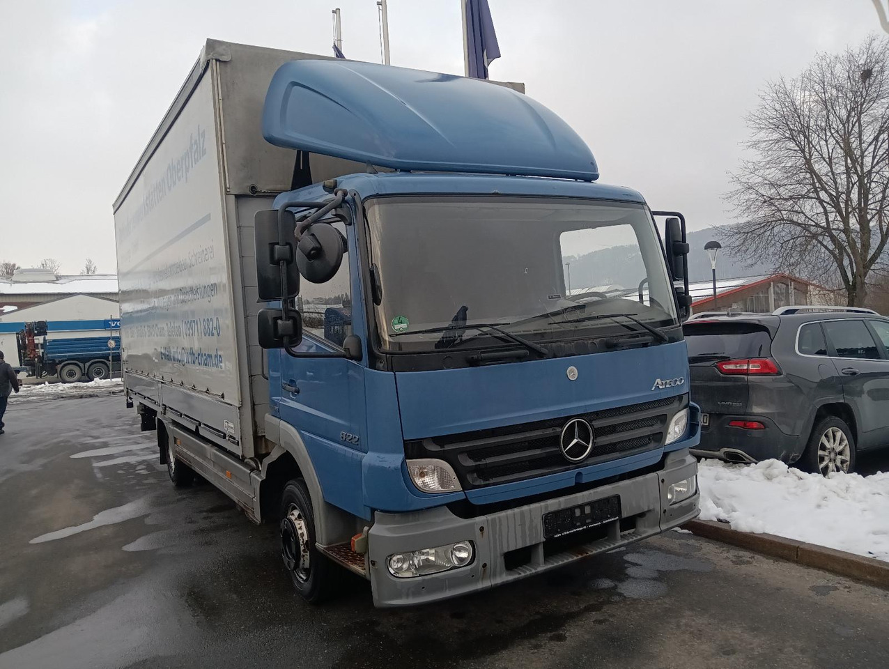 Mercedes-Benz Atego2 822 4x2L Klima, Luftgef.,AHK,Spoiler,LBW - Curtainsider truck: picture 5 Mercedes-Benz Atego2 822 4x2L Klima, Luftgef.,AHK,Spoiler,LBW - Curtainsider truck: picture 5