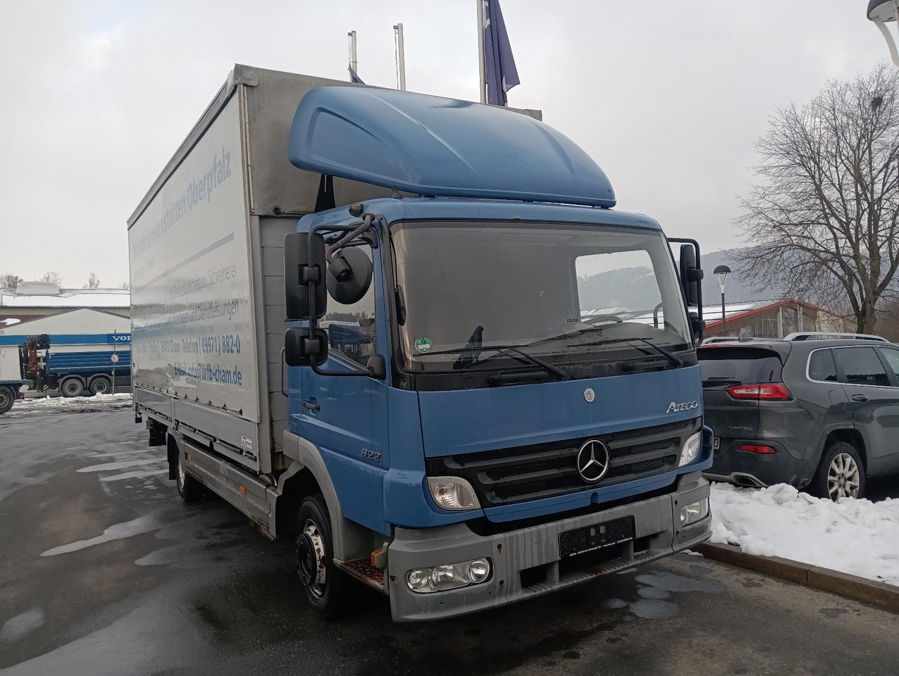 Mercedes-Benz Atego2 822 4x2L Klima, Luftgef.,AHK,Spoiler,LBW - Curtainsider truck: picture 4 Mercedes-Benz Atego2 822 4x2L Klima, Luftgef.,AHK,Spoiler,LBW - Curtainsider truck: picture 4