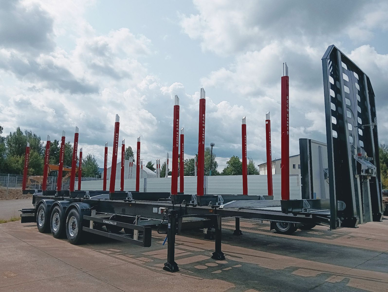 Schwarzmüller 3-A Rungensattel 8xRungSchemel 5800kg NEU sofort Schwarzmüller 3-A Rungensattel 8xRungSchemel 5800kg NEU sofort - Logging semi-trailer: picture 1 Schwarzmüller 3-A Rungensattel 8xRungSchemel 5800kg NEU sofort Schwarzmüller 3-A Rungensattel 8xRungSchemel 5800kg NEU sofort - Logging semi-trailer: picture 1