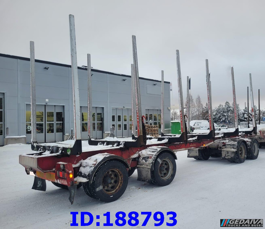 MALKKI RJ4-10200 - 4 Axles - Logging trailer: picture 2 MALKKI RJ4-10200 - 4 Axles - Logging trailer: picture 2