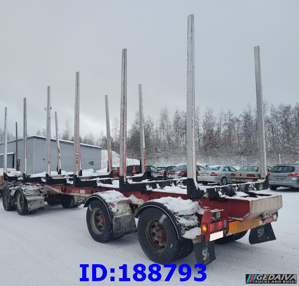 MALKKI RJ4-10200 - 4 Axles - Logging trailer: picture 4 MALKKI RJ4-10200 - 4 Axles - Logging trailer: picture 4