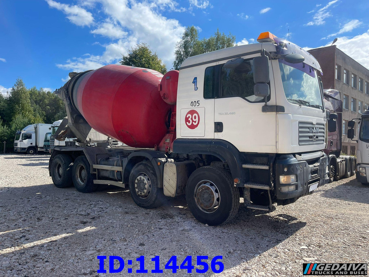 MAN TGA 35.480 8X4 8m3 Manual - Concrete mixer truck: picture 2 MAN TGA 35.480 8X4 8m3 Manual - Concrete mixer truck: picture 2