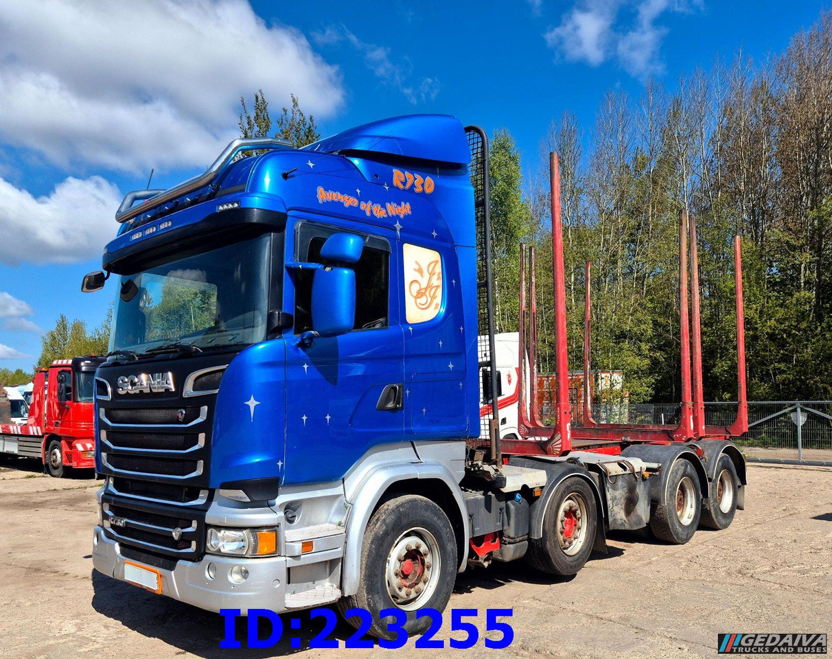 Logging truck SCANIA R730 - 8x4 - Full Steel: picture 1