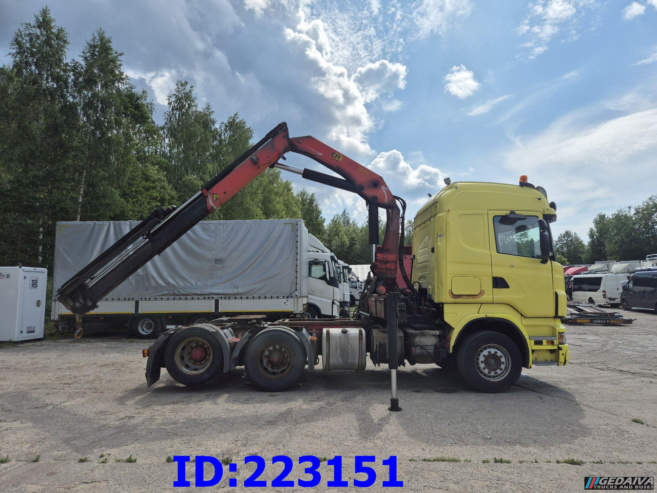 SCANIA R420 6x2 + Crane Palfinger PK23500 + Remote control - Tractor unit: picture 5 SCANIA R420 6x2 + Crane Palfinger PK23500 + Remote control - Tractor unit: picture 5