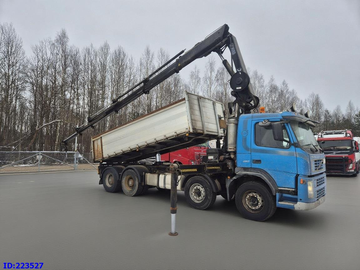 VOLVO FM12 460HP 8x4 HIAB 244EP-5 HIPRO 3 SIDE TIPPER - Tipper: picture 4 VOLVO FM12 460HP 8x4 HIAB 244EP-5 HIPRO 3 SIDE TIPPER - Tipper: picture 4