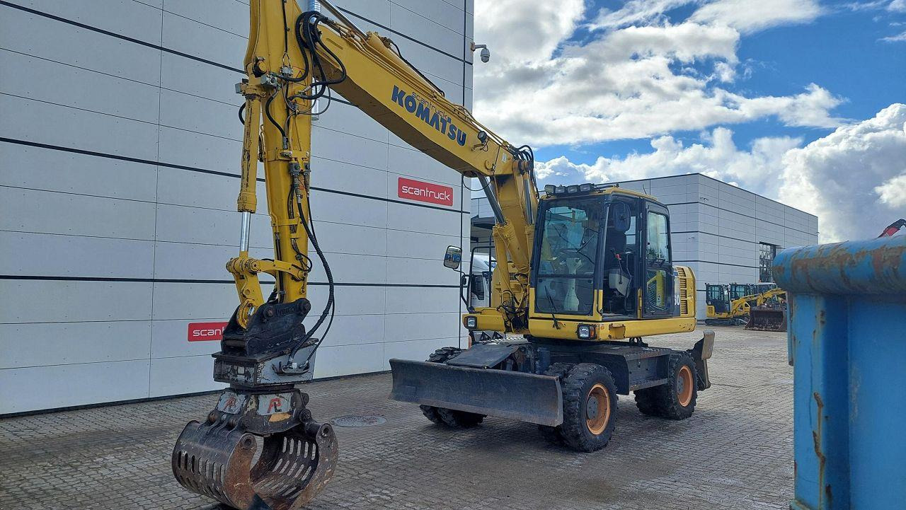 Komatsu PW160-8 - Wheel excavator: picture 1 Komatsu PW160-8 - Wheel excavator: picture 1