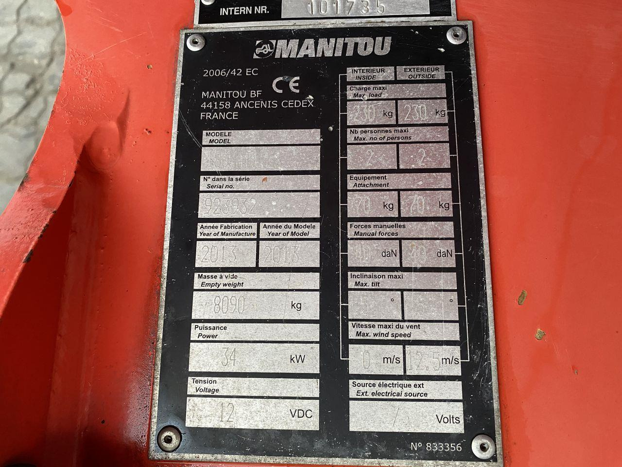 Articulated boom Manitou 180ATJ RC: picture 10