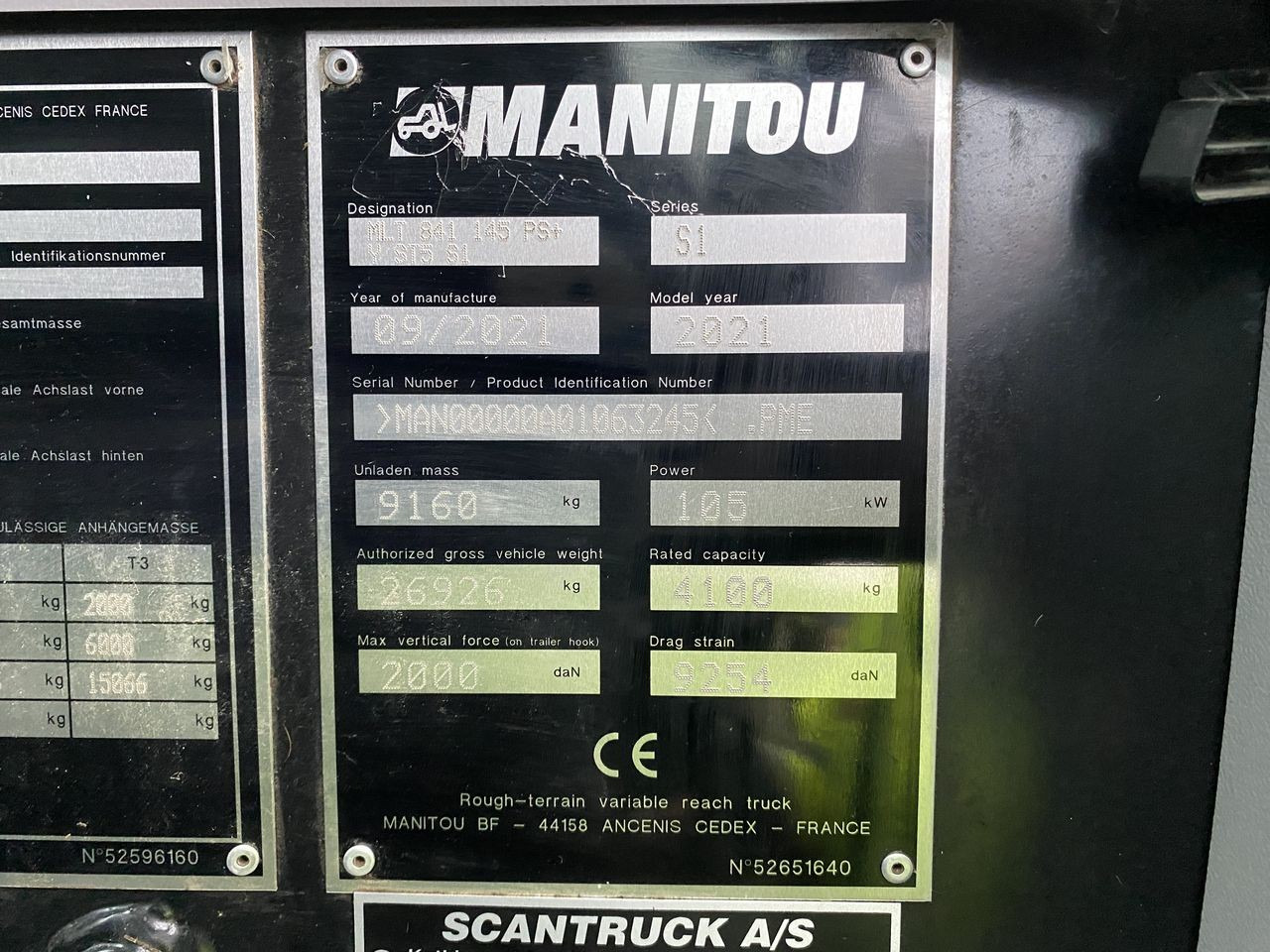 Telescopic handler Manitou MLT841-145PS+ ELITE ST5: picture 12