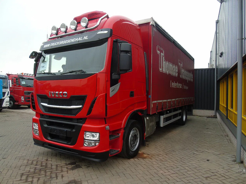 Iveco Stralis 460 + RETARDER + 2.73H + LIFT + EURO 6 - Curtainsider truck: picture 2 Iveco Stralis 460 + RETARDER + 2.73H + LIFT + EURO 6 - Curtainsider truck: picture 2