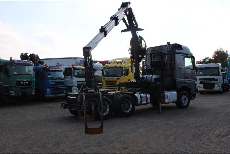 Crane truck Mercedes-Benz Arocs 2858 + PALFINGER Z15 (2022) + 6X4: picture 13