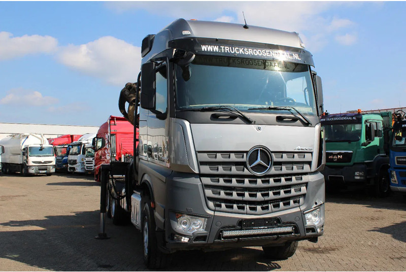 Crane truck Mercedes-Benz Arocs 2858 + PALFINGER Z15 (2022) + 6X4: picture 8