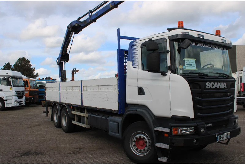 Crane truck Scania G440 hiab 166-4 hipro + 6x4 + manual + remote: picture 8