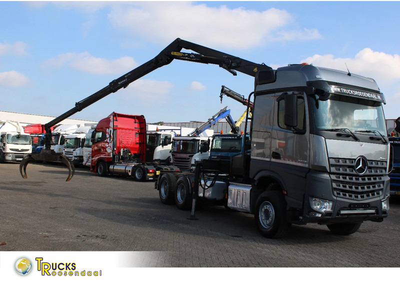 Mercedes-Benz Arocs 2858 + PALFINGER Z15 (2022) + 6X4 + FOREST/WOOD/METAL EDITION - Tractor unit: picture 1 Mercedes-Benz Arocs 2858 + PALFINGER Z15 (2022) + 6X4 + FOREST/WOOD/METAL EDITION - Tractor unit: picture 1