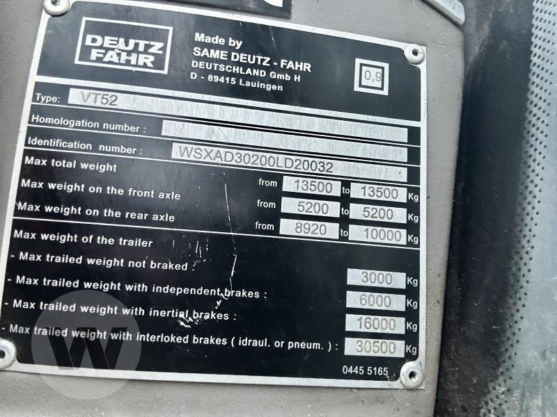 Farm tractor Deutz Agrotron 7250 TTV: picture 10
