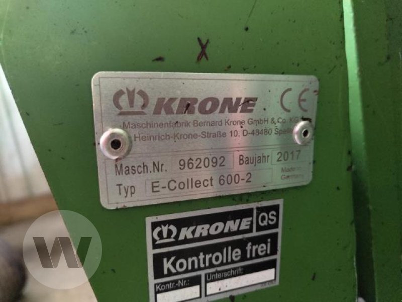 Krone Easy Collect 600 - Maize harvester: picture 2 Krone Easy Collect 600 - Maize harvester: picture 2