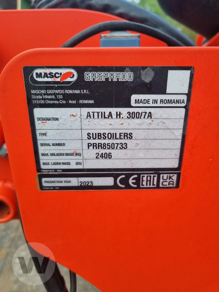 Maschio Attila 300 - Subsoiler: picture 2 Maschio Attila 300 - Subsoiler: picture 2
