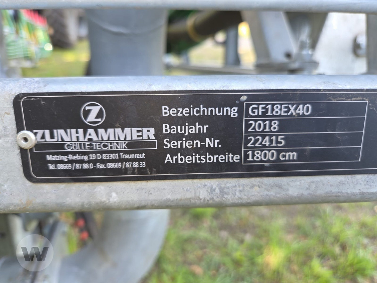 Zunhammer Glidefix-Verteiler - Slurry injector: picture 3 Zunhammer Glidefix-Verteiler - Slurry injector: picture 3